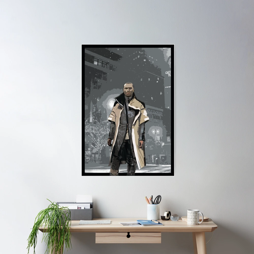 Detroit Become Human Markus Handmade Video Game Art Poster 