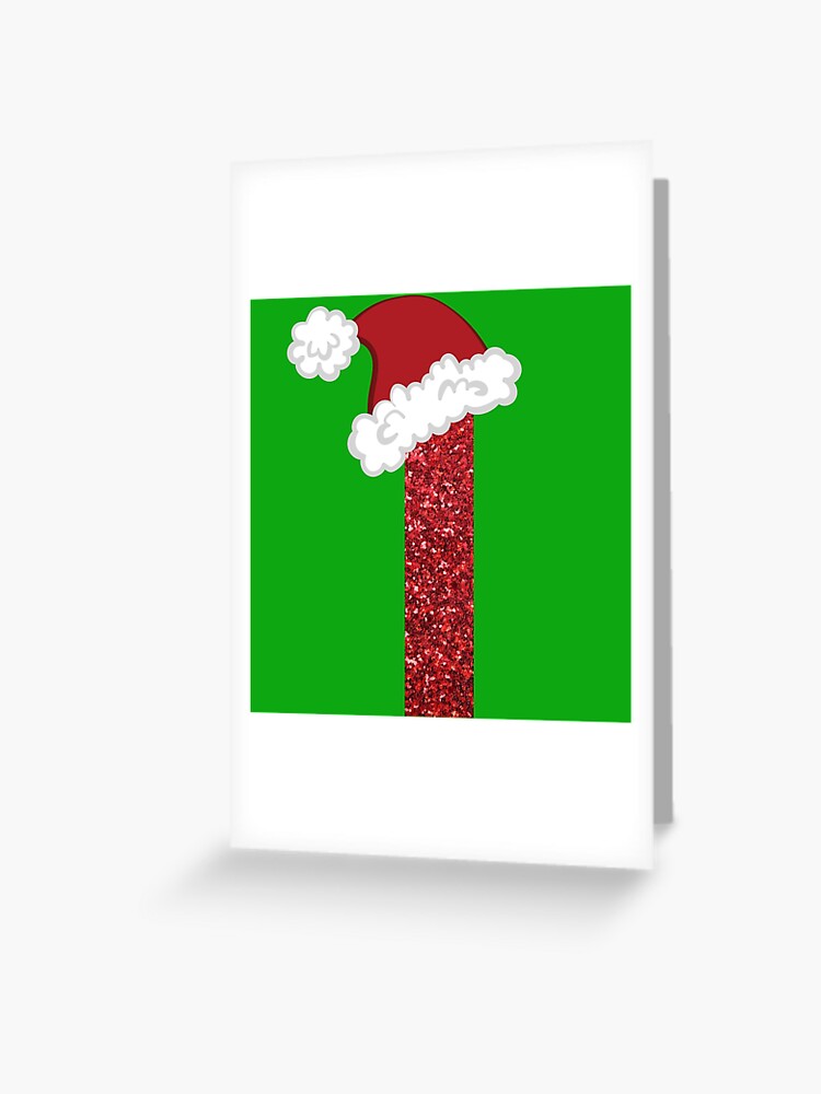 Sparkly Christmas Letter L Sticker for Sale by LiveAndGlow