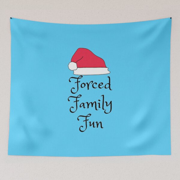 Item preview, Forced Family Fun Christmas Holiday Funny Matching Gifts Santa Hat Unisex designed and sold by TheGreekGuy.