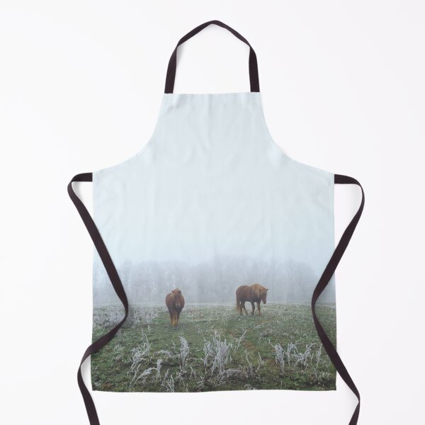 Item preview, Hazy winter day with Horses designed and sold by pumpqin.