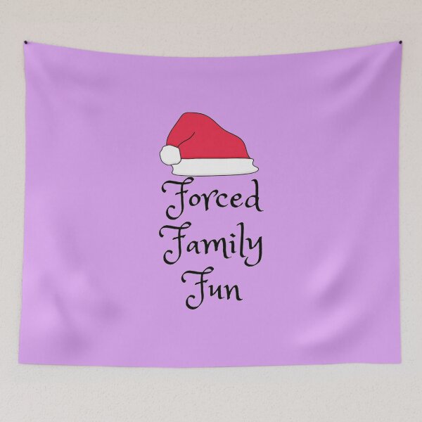 Item preview, Forced Family Fun Christmas Holiday Funny Matching Gifts Santa Hat Unisex designed and sold by TheGreekGuy.