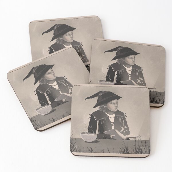 Item preview, Vintage Witch reading a Book designed and sold by Nekoyukki.