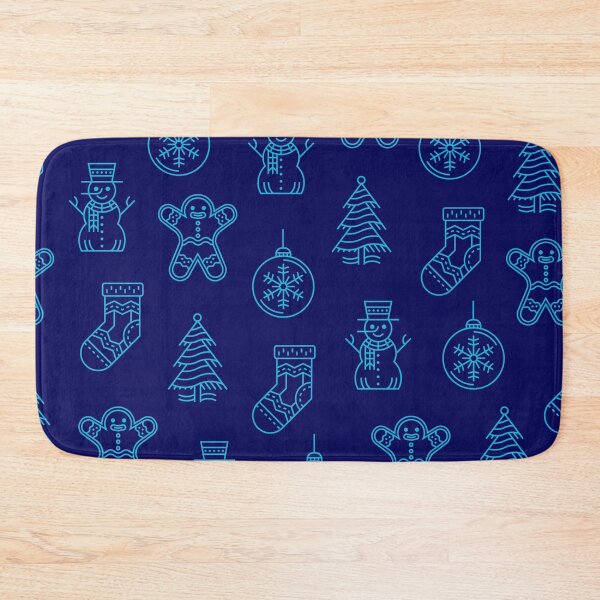 Item preview, Blue Christmas Ornaments Pattern designed and sold by ckylin.