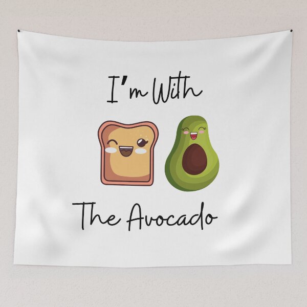 Item preview, I’m with the avocado  designed and sold by ShopNicolexo.