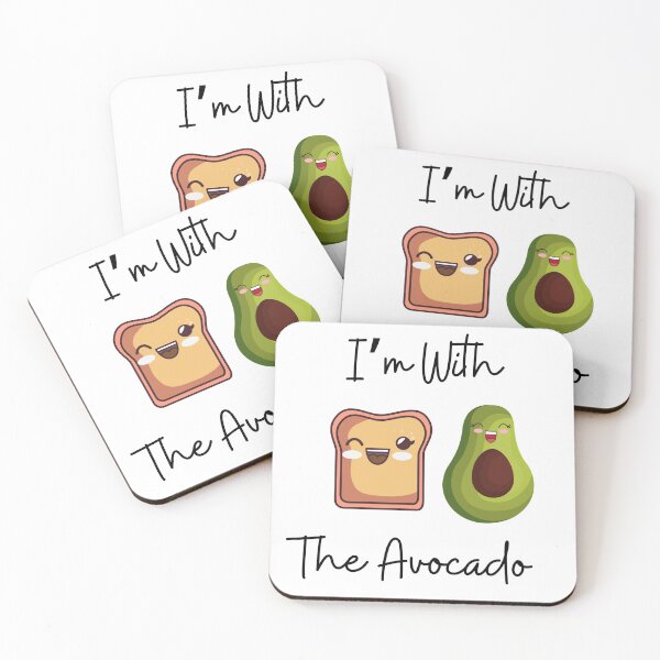 Item preview, I’m with the avocado  designed and sold by ShopNicolexo.