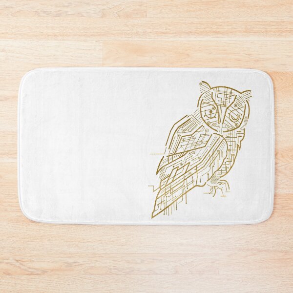 Item preview, Gold Minimalistic Owl designed and sold by SoccaTamam.