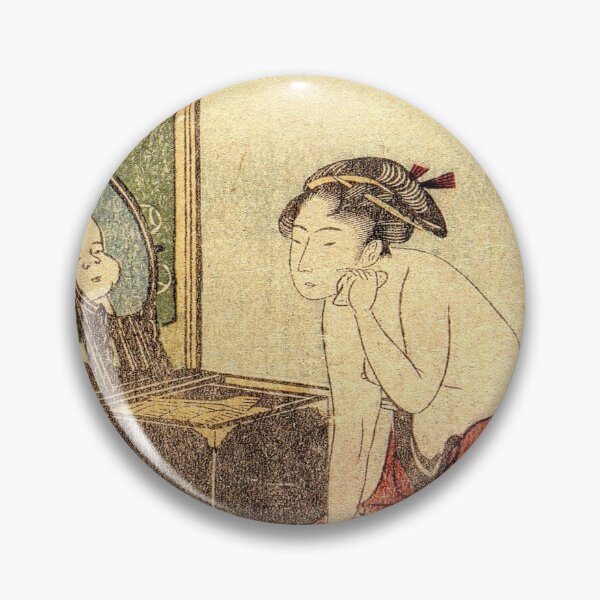 Artikelvorschau, Frau bei ihrer Toilette. Hokusai entworfen und verkauft von Gotoo.