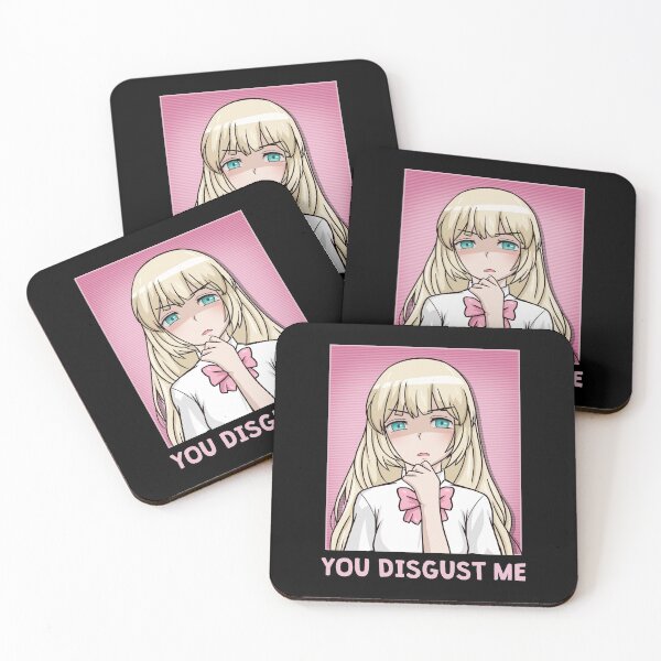 Item preview, Chibi Anime Girl - You Disgust Me  designed and sold by biNutz.