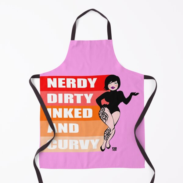 Item preview, NERDY DIRTY INKED AND CURVY designed and sold by Chaos Apparel .