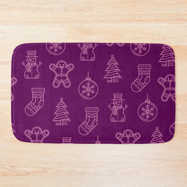 Item preview, Purple and Pink Christmas Ornaments Pattern designed and sold by ckylin.