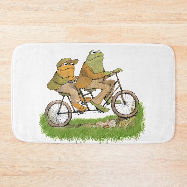 Item preview, frog and toad on the bike designed and sold by WhyNotStore.