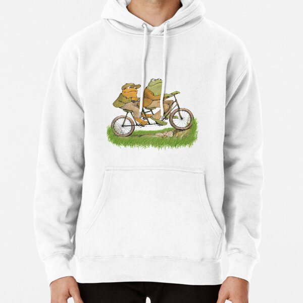 frog and toad on the bike Pullover Hoodie for Sale by WhyNotStore