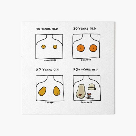 Cool Boobs - Quirky Art - Breasts - Funny Boobs - Shapes and Sizes Art  Board Print for Sale by artswag