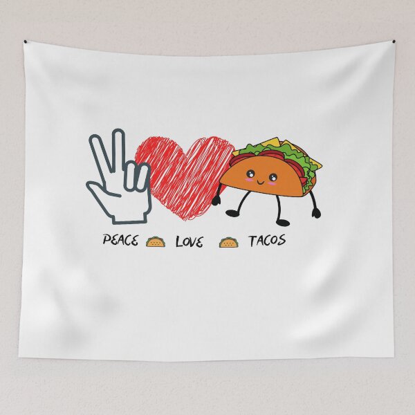 Item preview, Peace Love Tacos designed and sold by AutumnVibeShop.