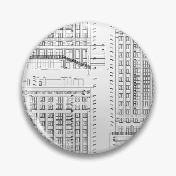 Item preview, Detailed architectural plan of multistory building with underground garage parking. . designed and sold by Familyshmot.