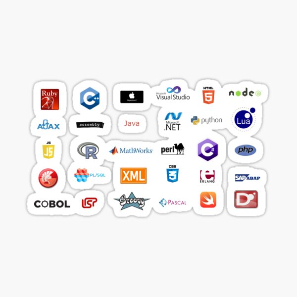 programming languages set Sticker