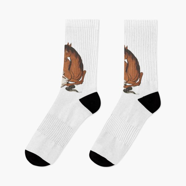 Item preview, Mare and foal. Hokusai designed and sold by Gotoo.