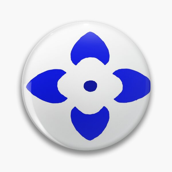 Item preview, blue flower tile pattern designed and sold by eevee135.