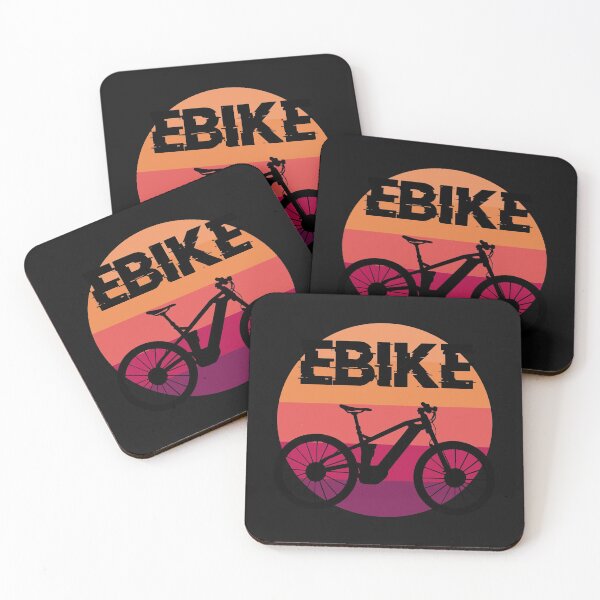 Item preview, Ebike bicycle mountain bike retro gift designed and sold by MichaelTeupser.