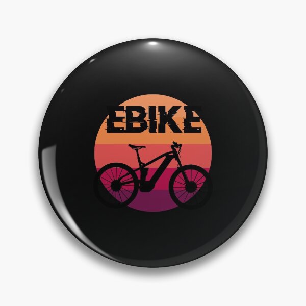 Item preview, Ebike bicycle mountain bike retro gift designed and sold by MichaelTeupser.