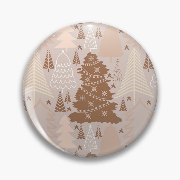 Item preview, Christmas Trees in Neutral Color Tones designed and sold by famenxt.