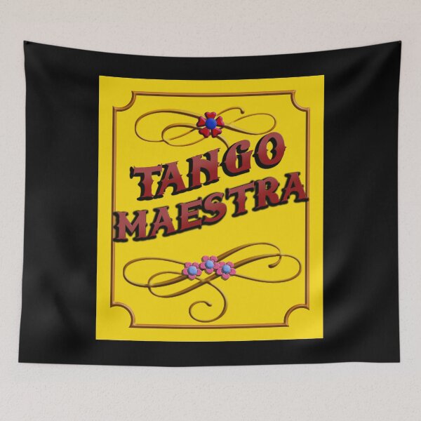 Item preview, Tango Maestra (on yellow) designed and sold by jamesgerardking.