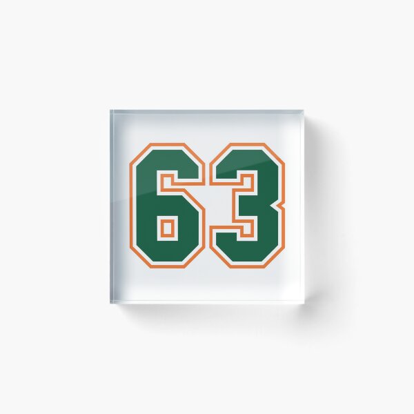 Item preview, Jersey 63 Number. Number sixty-three Straight From Miami designed and sold by Urosek.