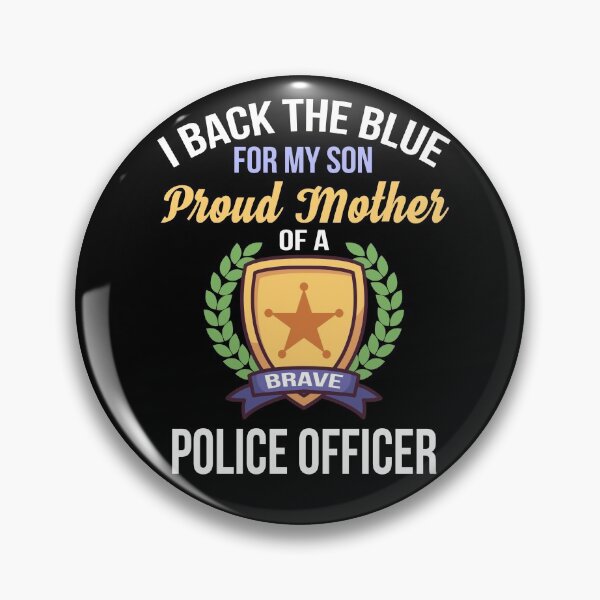 Item preview, Proud Mother of a brave Police Officer designed and sold by shirtystar.