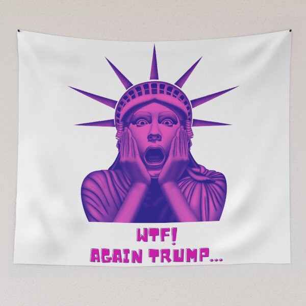 Item preview, Statue of Liberty - WTF Again Trump designed and sold by DopeTops.