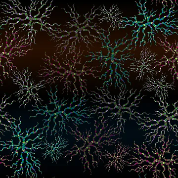 Artwork thumbnail, Abstract dark gradient seamless pattern by Liza-RKS