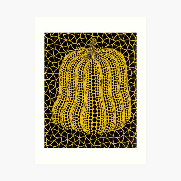 Yayoi Kusama Kürbis Kunstdruck