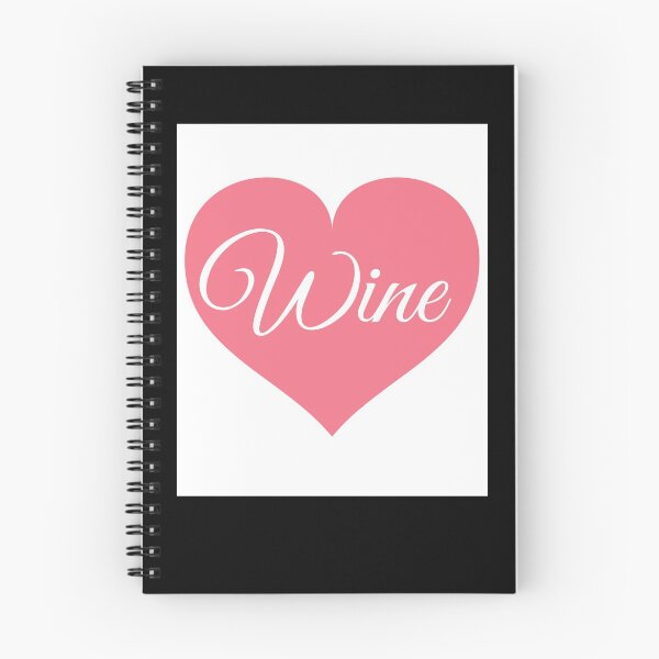 Item preview, Drink red wine pink heart quote designed and sold by OneTimeEngineer.