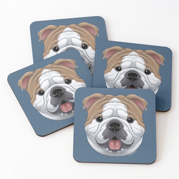 Item preview, Happy rolly Bulldog designed and sold by Angele Gougeon.