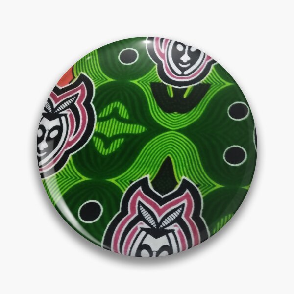 Item preview, Green African Ankara Pattern designed and sold by CrazyCraftLady.