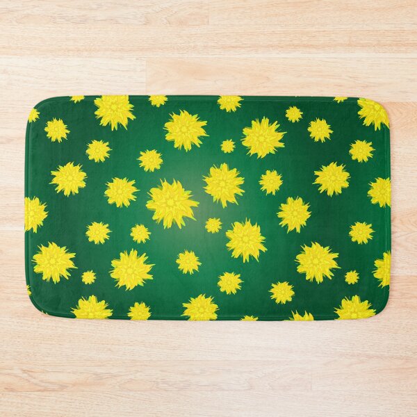 Item preview, dandelions on green gradient seamless pattern designed and sold by Liza-RKS.