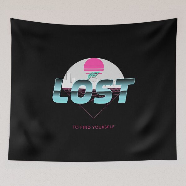 Item preview, Get lost, to find yourself 80s aesthetic  designed and sold by Lemon-Squeezy.
