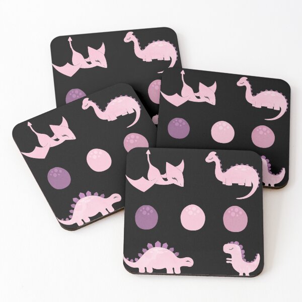 Item preview, Cute Pink Dinos  designed and sold by labatchino10.