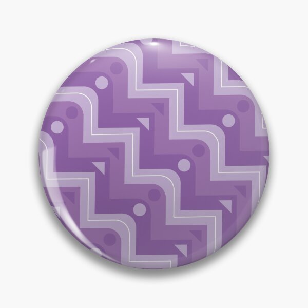 Artikelvorschau, Angular & Curved Stairs Geometric Pattern - Lila entworfen und verkauft von RoguePatterns.