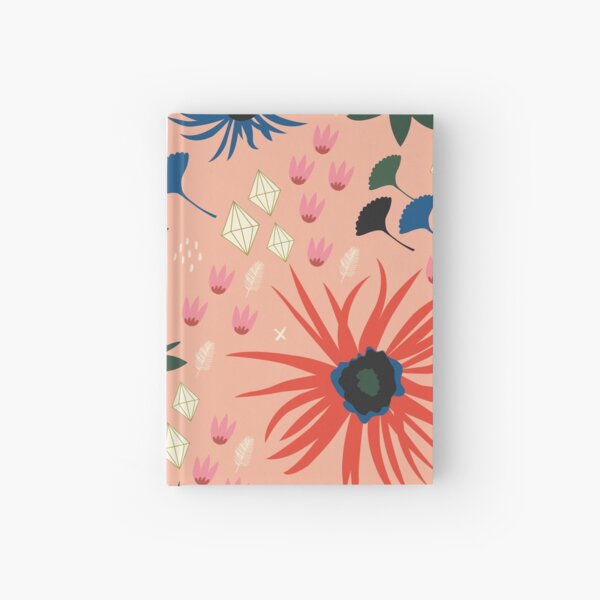 Diamonds and Florals Hardcover Journal