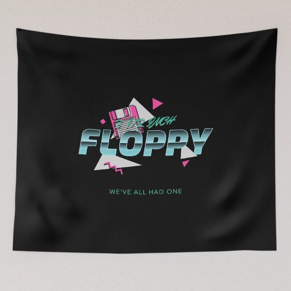 Item preview, 3 1/2 inch floppy 80s aesthetic joke design designed and sold by Lemon-Squeezy.
