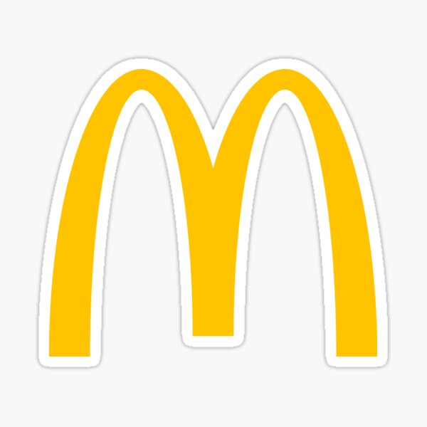 mcdonalds logo Sticker