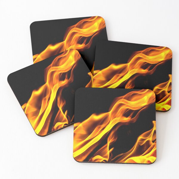 Item preview, Flames on Black Background designed and sold by Darcy777.