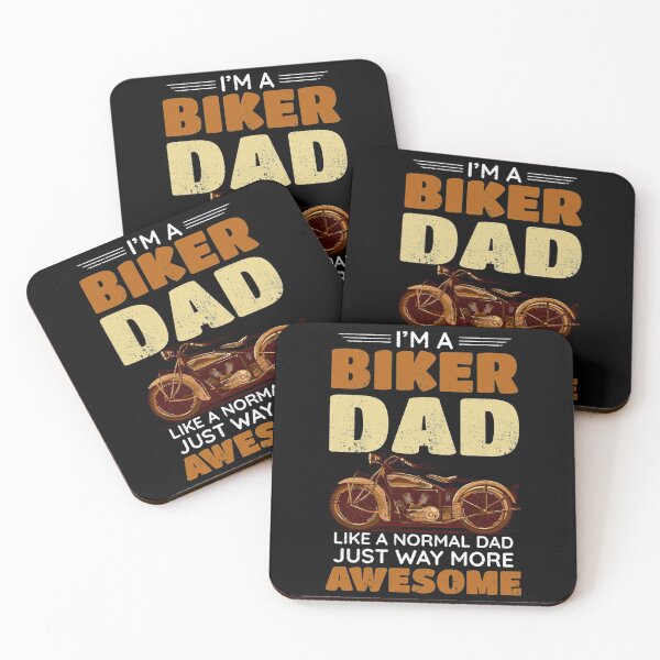 Item preview, I'm A Biker Dad Like A Normal Dad Just Way More Awesome designed and sold by mdnrsakib.