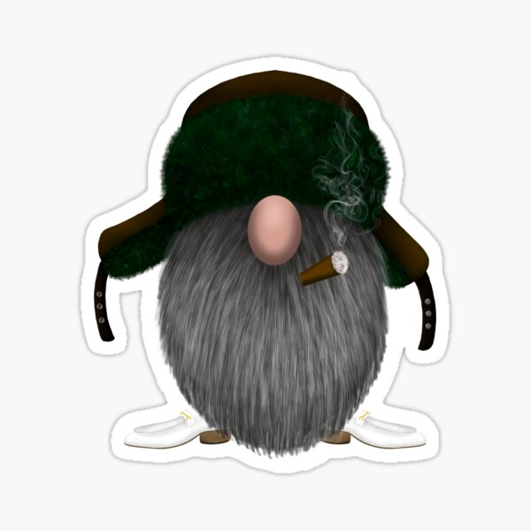 Christmas Gnome Stickers Redbubble - roblox gnomed decal