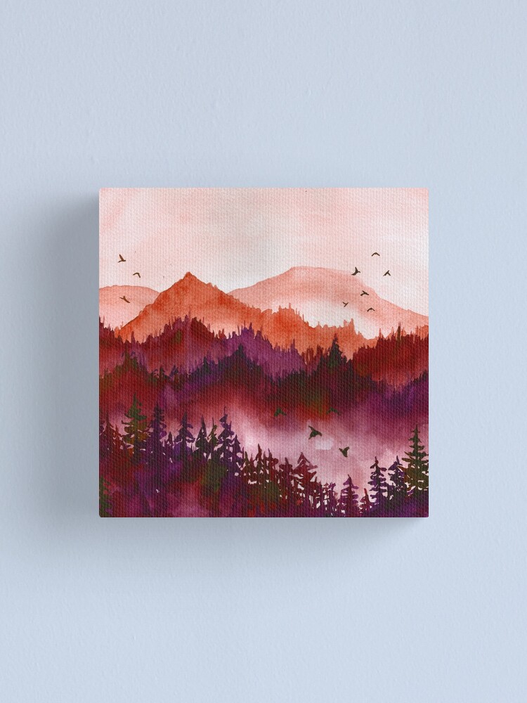 Paint With Me!  Landscapes on Mini Canvases 