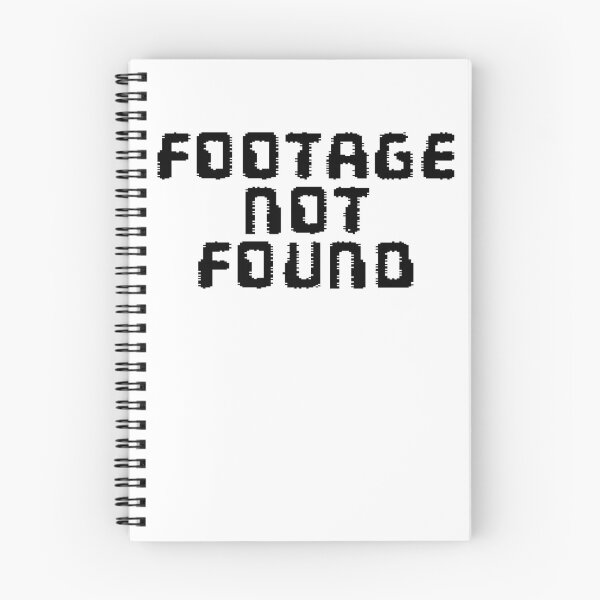 Item preview, footage not found black bold shad text designed and sold by Dizkorce.