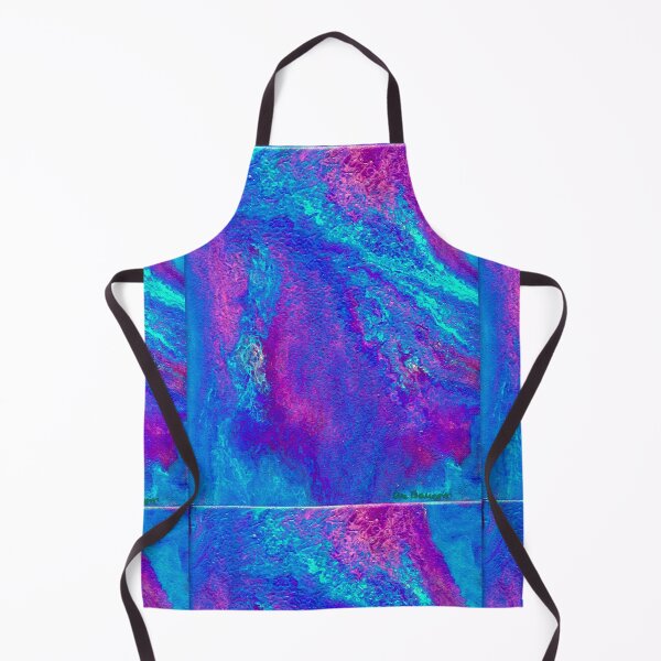 Item preview, Poseidon's Revenge Bright Neon Blues and Purples in Abstract Lines and Waves designed and sold by AliCatOriginals.