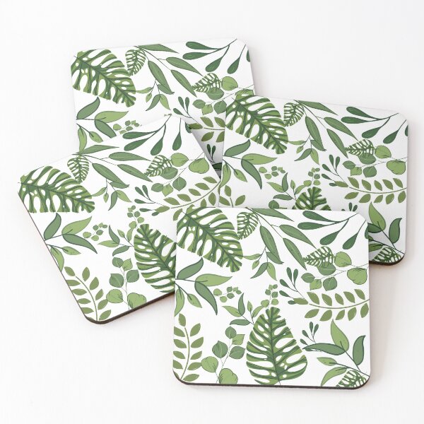 Item preview, Tropical Jungle Leaves Pattern  designed and sold by AnnaAndVibes.