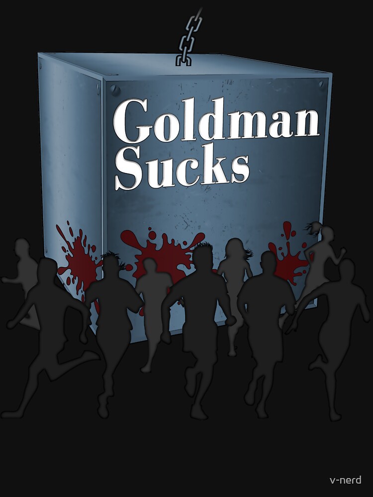 Thumbnail 7 of 7, Essential T-Shirt, Anti-capitalist Goldman Sucks designed and sold by v-nerd.