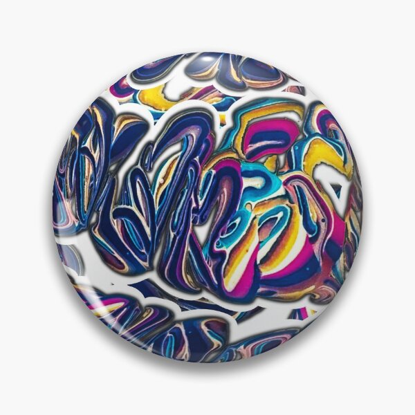 Item preview, Pop Pour Party Pattern - Paint Pour Art - Unique and Vibrant Modern Home Decor for enhancing the living room, bedroom, dorm room, office or interior. Digitally manipulated acrylic painting. designed and sold by cherdoodles.